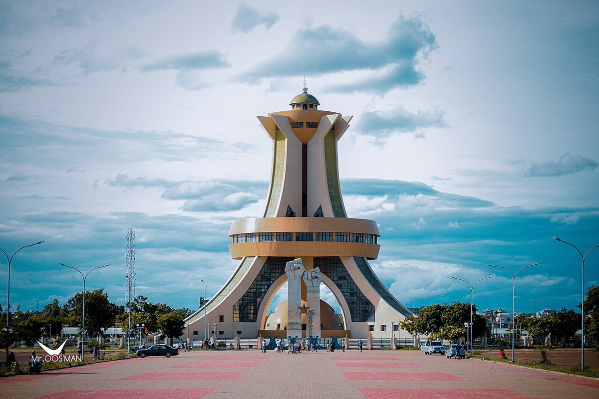 Country illustration: National Heroes Monument, Ouagadougou