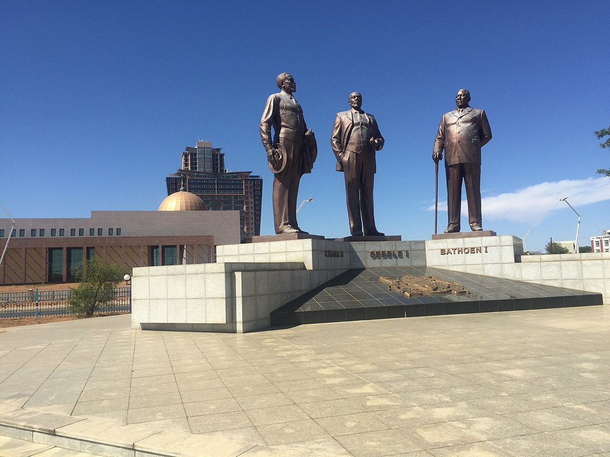 Country illustration: Three Dikgosi Monument, Gaborone
