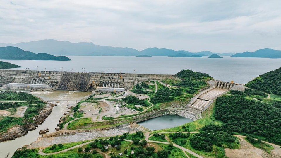 Country illustration: Grand Ethiopian Renaissance Dam