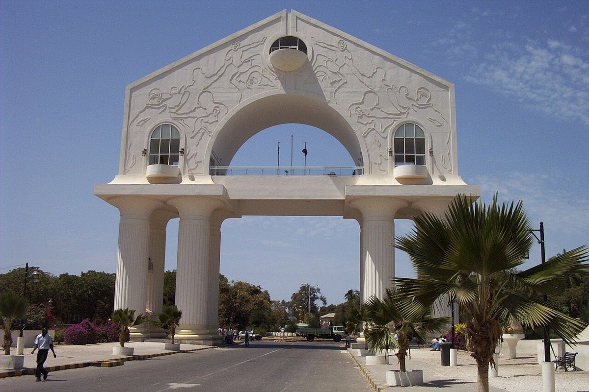 Country illustration: Arch 22, Banjul