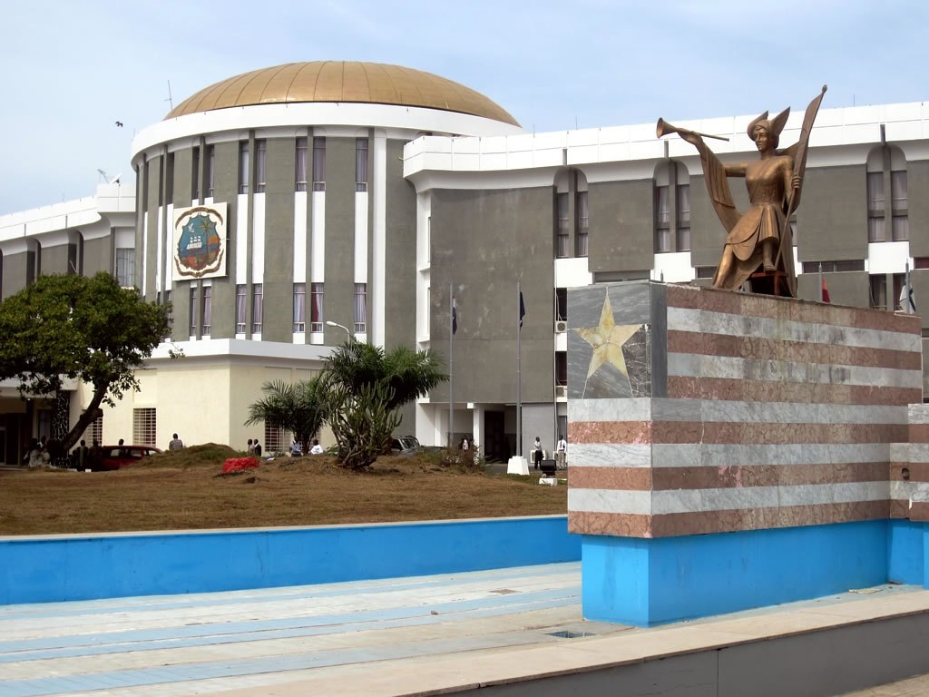 Country illustration: Capitol of Liberia, Monrovia