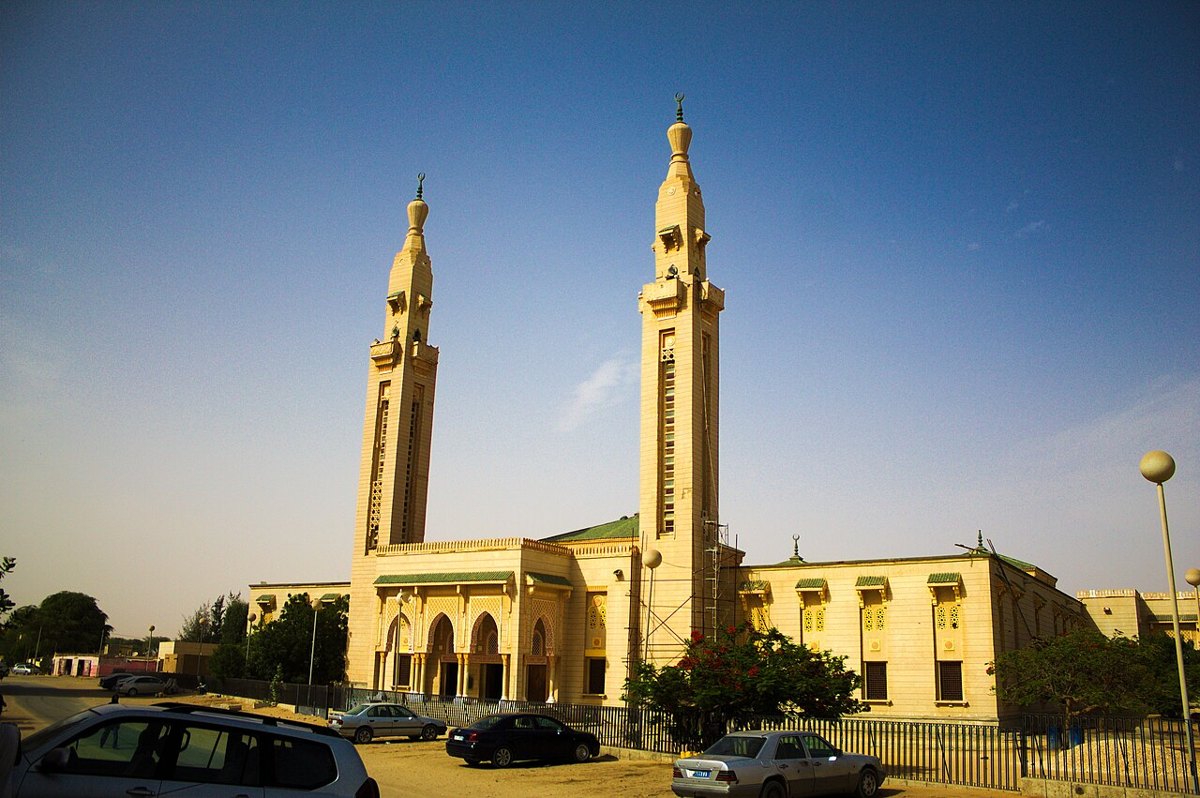 Country illustration: Grand Saudi Mosque, Nouakchott