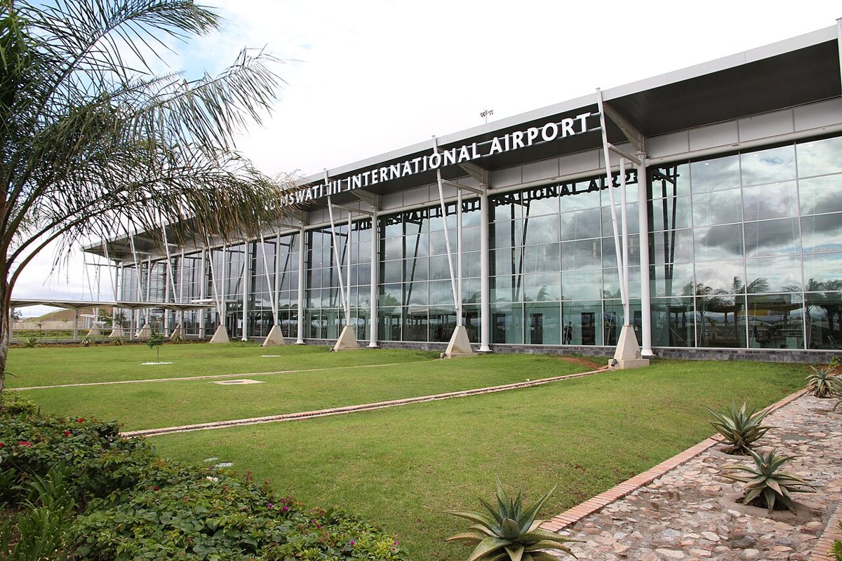 Country illustration: King Mswati III International Airport