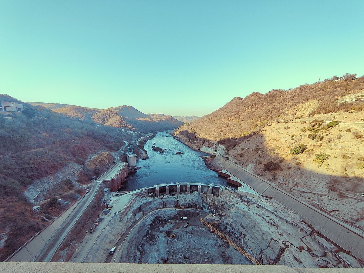 Country illustration: Kariba Dam · rehabilitation works (2023)